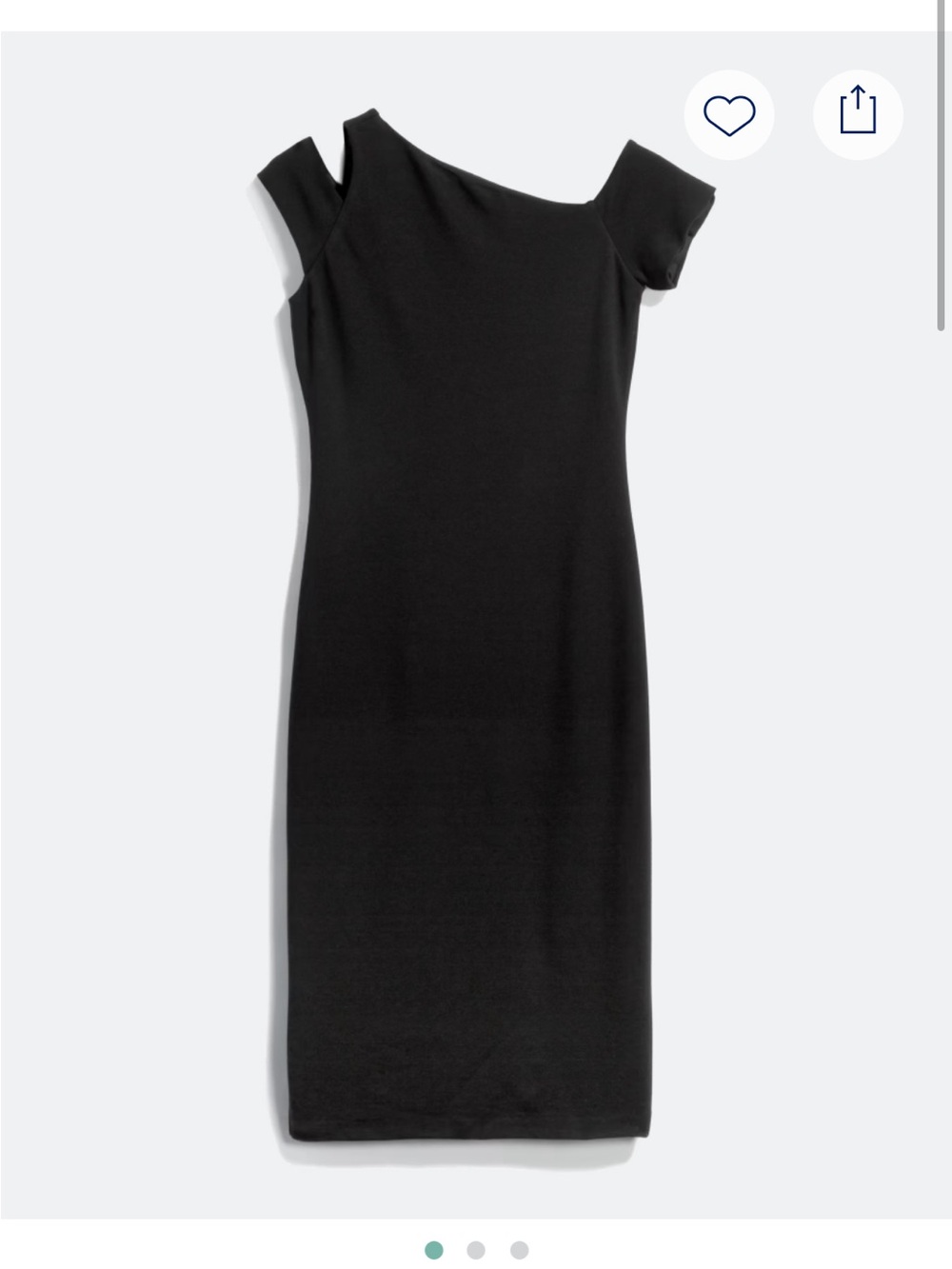 Bailey 44 Black One-Shoulder Sheath Dress